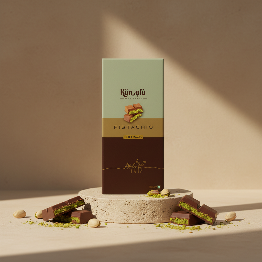 Dubai Kunafa Chocolate Bar