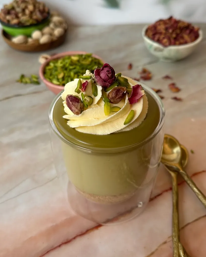 PISTACHIO CHEESE CUP