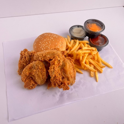 2 Piece with French Fries