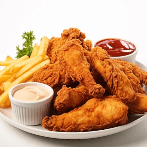 6 Piece with French Fries