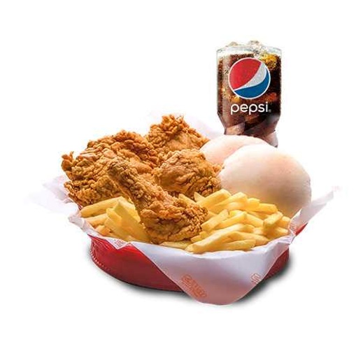 8 Piece + Fries + Pepsi (Half)
