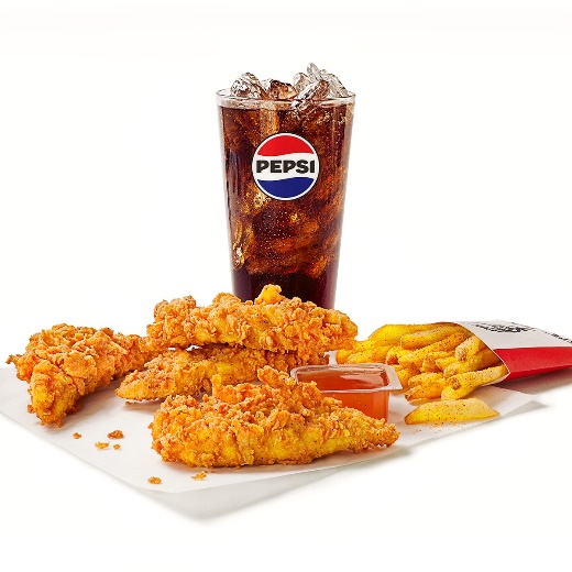 10 Piece + Fries + Pepsi (Half)