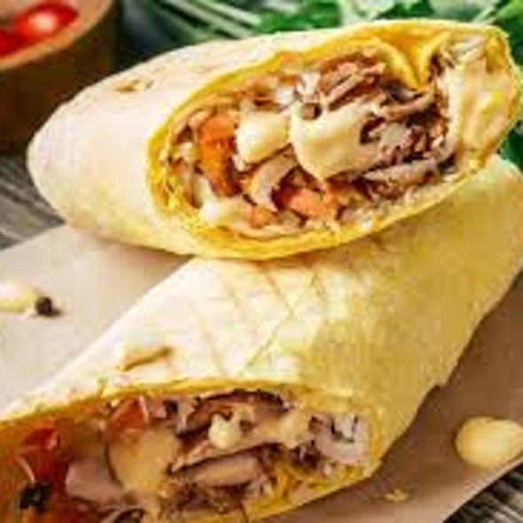 Rumali Cheese Roll Shawarma