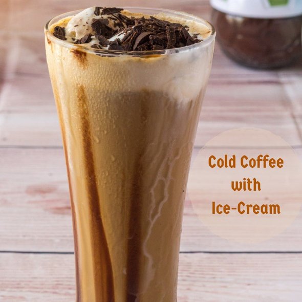 Cold Coffee With Icecream