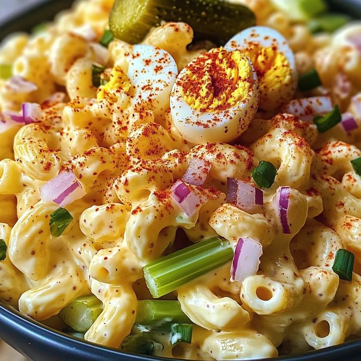 Egg macroni