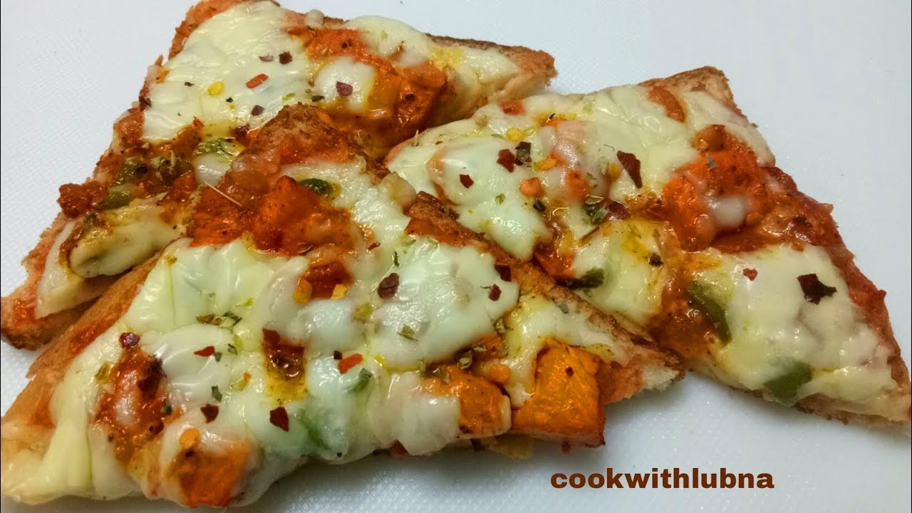 CHICKEN BREAD PIZZA